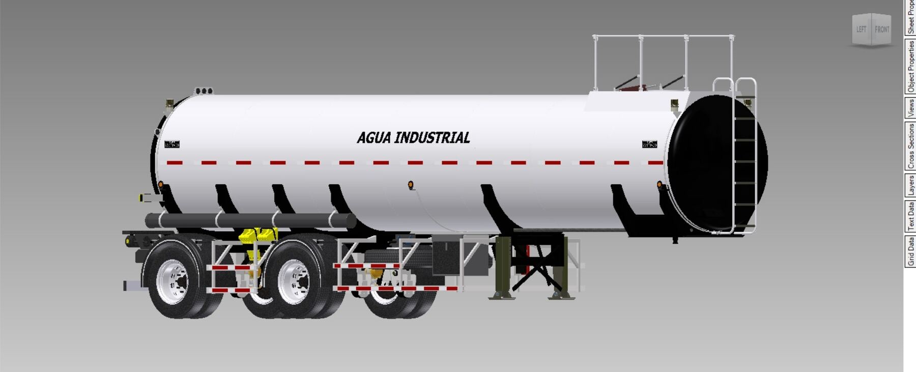 Semirremolque aljibe 30 m³ · Transportes Fusión 2
