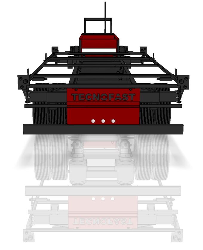 Semirremolque posicionador de módulos · Tecnofast 3
